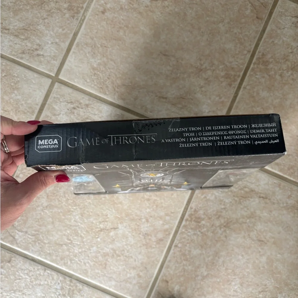 🆕 Mega Construx Game Of Thrones Black Series The Iron Throne Building - Picture 2 of 5